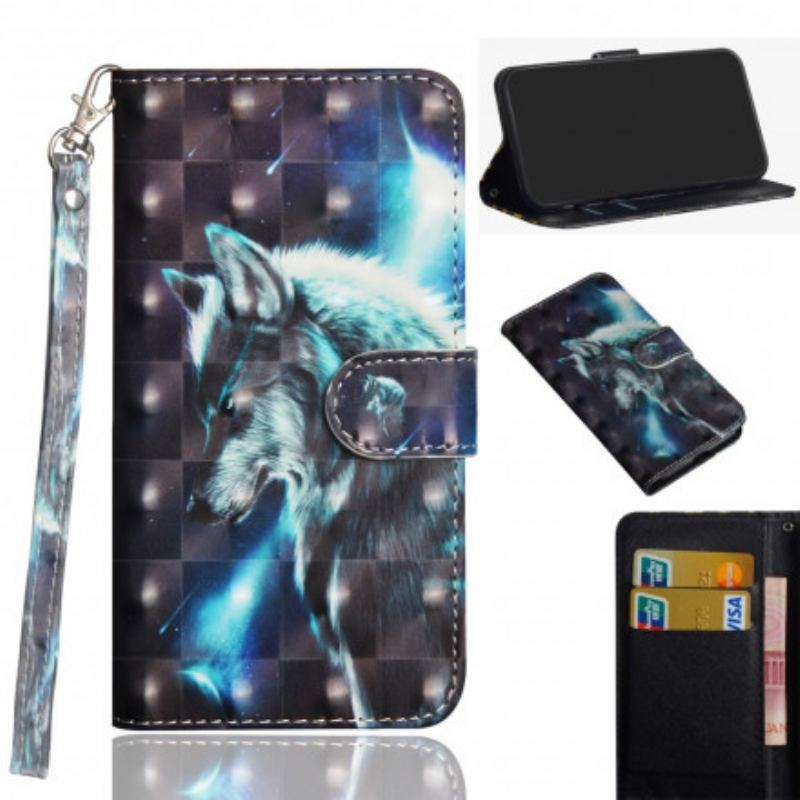 Flip Cover Google Pixel 4A Majestætisk Ulv