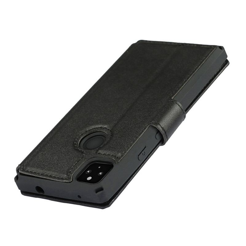Flip Cover Google Pixel 4A Med Snor Imiteret Læderrem
