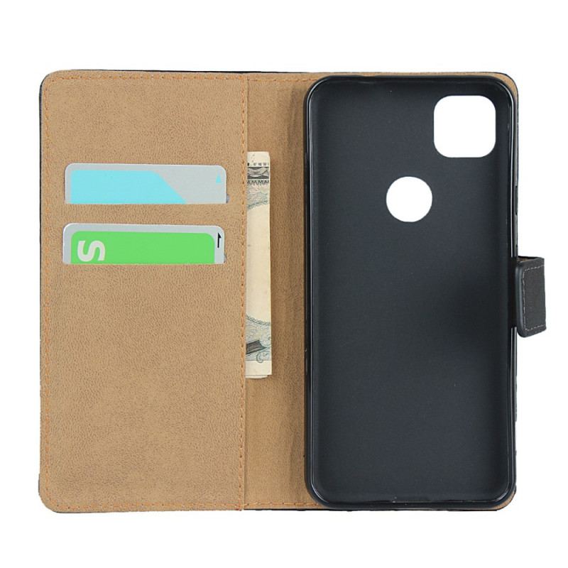 Læder Cover Google Pixel 4A Ægte Læder