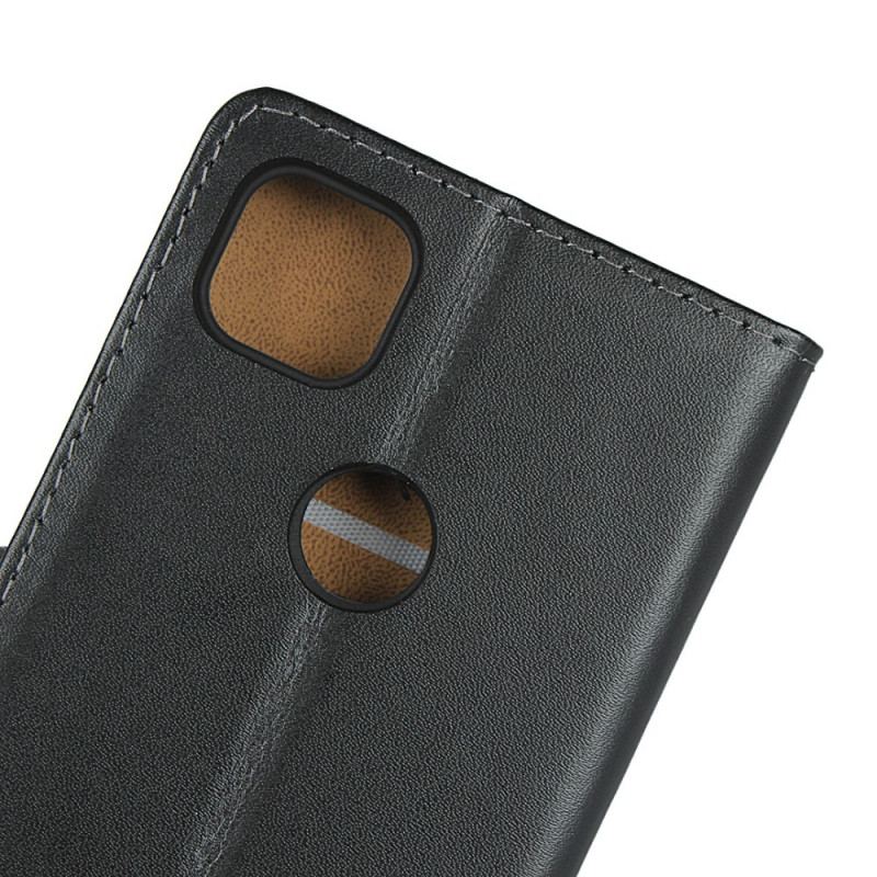 Læder Cover Google Pixel 4A Ægte Læder