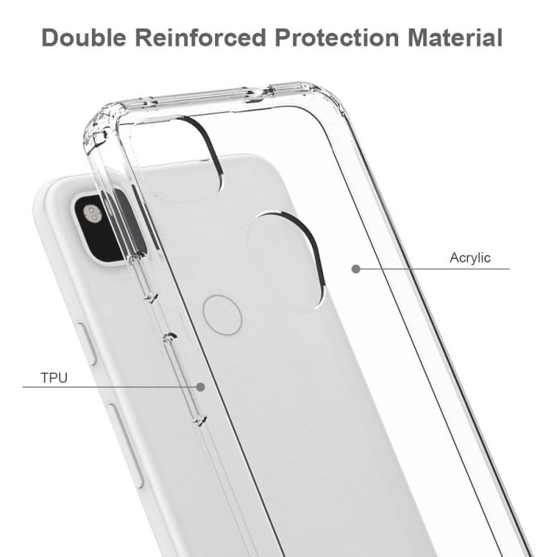 Mobilcover Google Pixel 4A Gennemsigtig Og Akryl