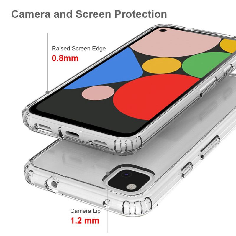 Mobilcover Google Pixel 4A Gennemsigtig Og Akryl