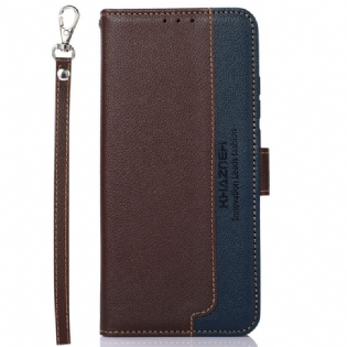 Flip Cover Samsung Galaxy M13 Lychee Style Rfid Khazneh