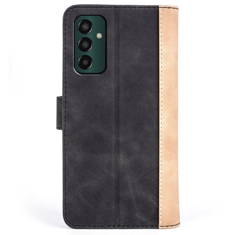 Flip Cover Samsung Galaxy M13 Wave Læder Stil