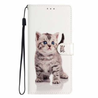 Flip Cover Samsung Galaxy A54 5G Med Snor Smuk Killing Med Rem