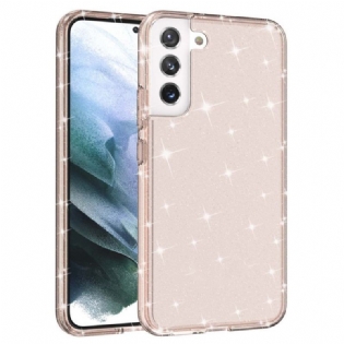 Cover Samsung Galaxy S22 Plus 5G Gennemsigtige Pailletter