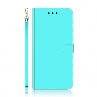 Flip Cover Samsung Galaxy S22 Plus 5G Spejlcover I Imiteret Læder
