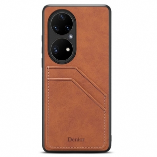 Cover Huawei P50 Pro Denior Double Slot Card Holder