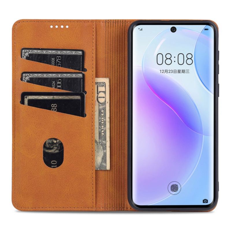 Cover Huawei P50 Pro Flip Cover Azns Læderstyling