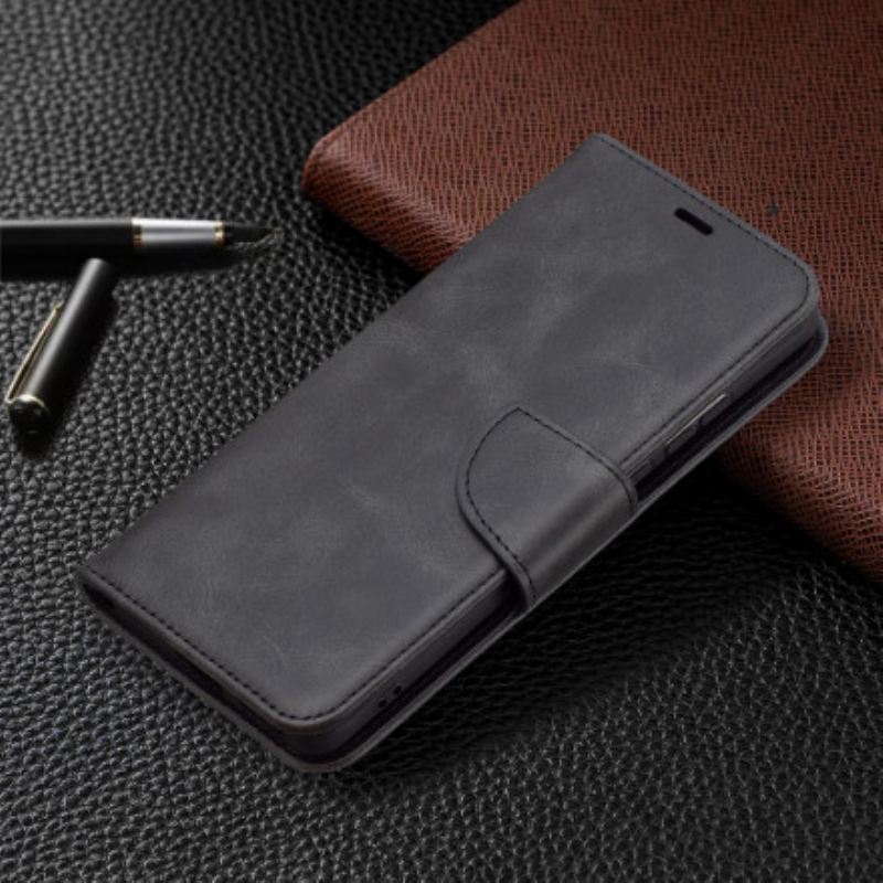 Flip Cover Huawei P50 Pro Læder Cover Glat Flap Skrå