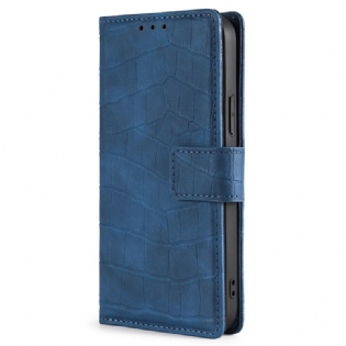 Læder Cover Poco C61 Telefon Etui Krokodilletekstur