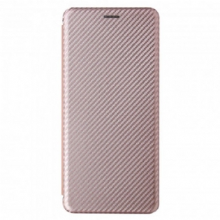 Cover Moto G100 Flip Cover Silikone Carbon