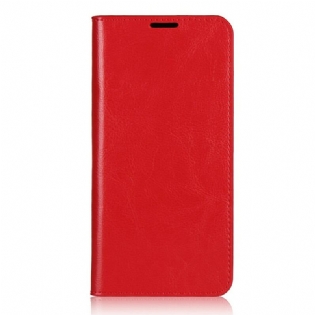 Cover Huawei P40 Lite E Flip Cover Ægte Læder