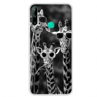 Cover Huawei P40 Lite E Giraffer Med Briller