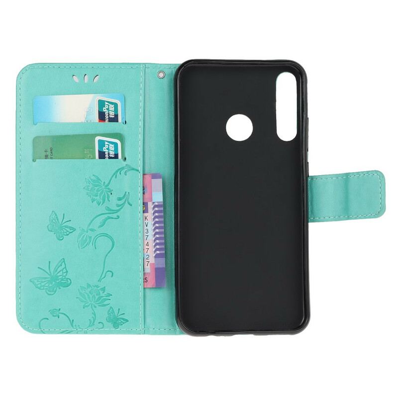 Flip Cover Huawei P40 Lite E Fortryllede Sommerfugle