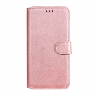 Flip Cover Huawei P40 Lite E Klassisk Lædereffekt