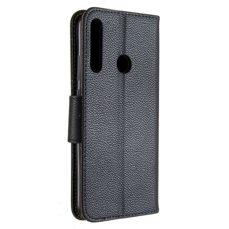 Flip Cover Huawei P40 Lite E Læder Cover Litchi Rabat Oblique