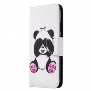 Flip Cover Huawei P40 Lite E Panda Sjov