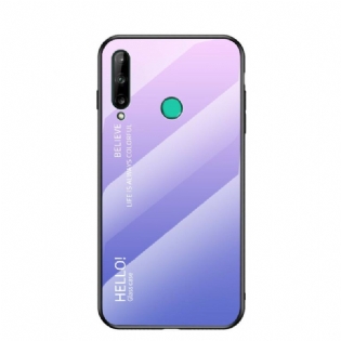 Mobilcover Huawei P40 Lite E Hærdet Glas Hej