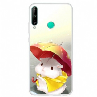 Mobilcover Huawei P40 Lite E Hamster I Regnen