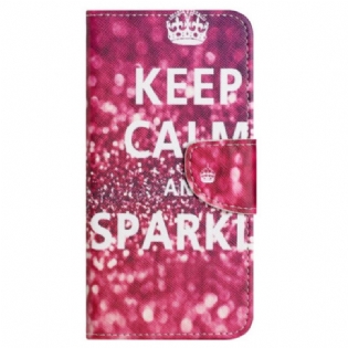 Flip Cover Xiaomi Redmi Note 12 4G Bevar Roen Og Gnistre