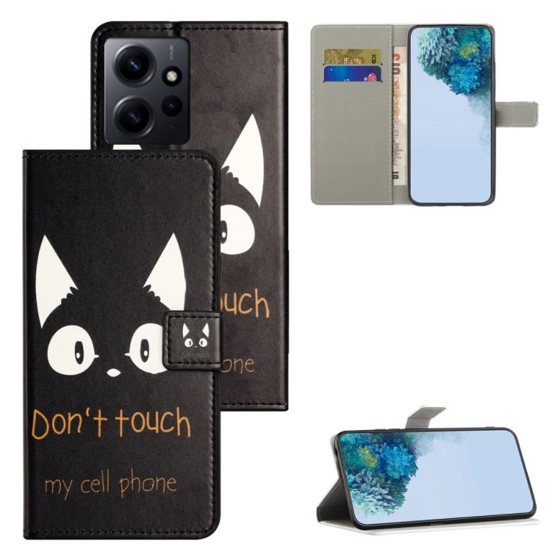 Flip Cover Xiaomi Redmi Note 12 4G Rør Ikke Ved Min Mobiltelefon