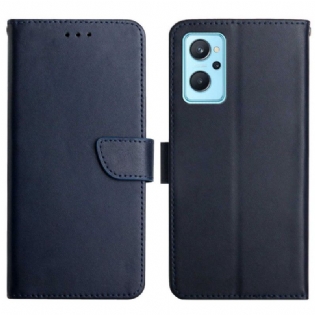 Flip Cover Realme 9i Ægte Nappa Læder