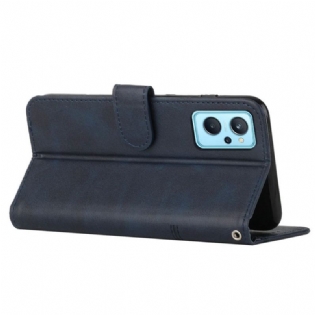 Flip Cover Realme 9i Skrå Søm Design