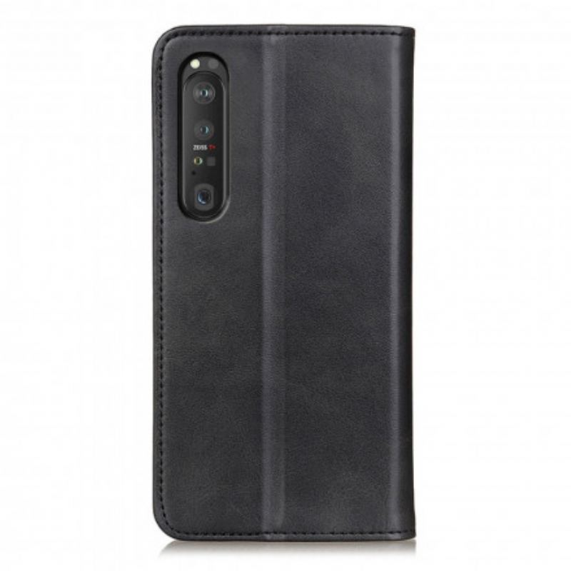 Cover Sony Xperia 1 III Flip Cover Elegance Split Læder
