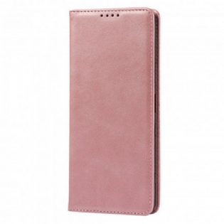 Cover Sony Xperia 1 III Flip Cover Klassisk Ægte Læder