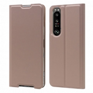 Cover Sony Xperia 1 III Flip Cover Magnetisk Lås