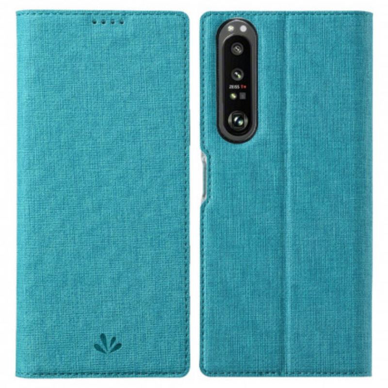 Cover Sony Xperia 1 III Flip Cover Tekstureret Vili Dmx