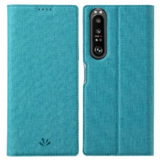 Cover Sony Xperia 1 III Flip Cover Tekstureret Vili Dmx