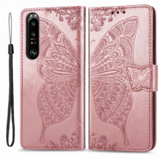 Flip Cover Sony Xperia 1 III Halve Sommerfugle