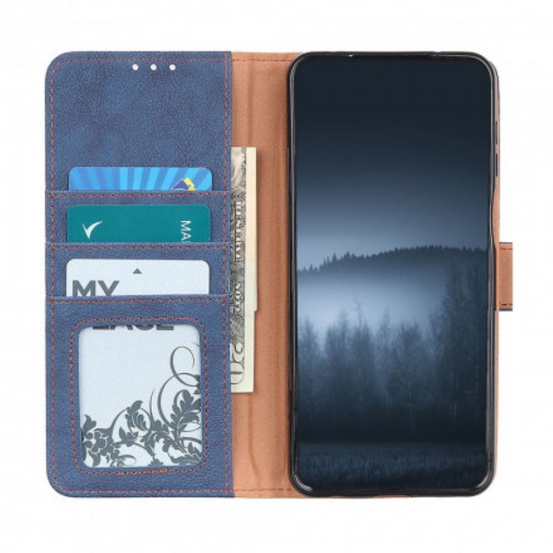 Flip Cover Sony Xperia 1 III Khazneh Retro Split Imiteret Læder