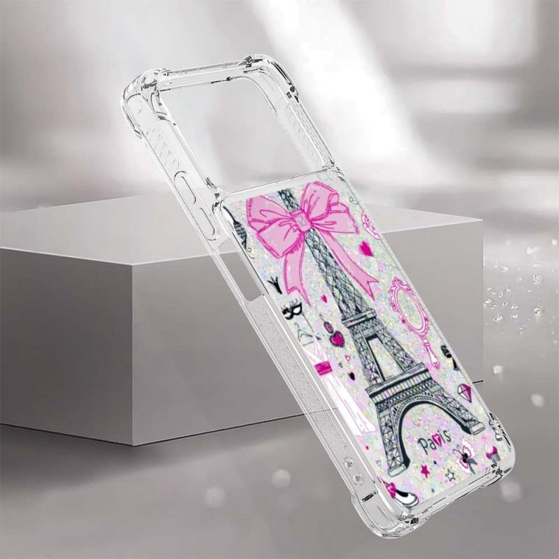 Cover Poco X4 Pro 5G Eiffeltårnets Pailletter