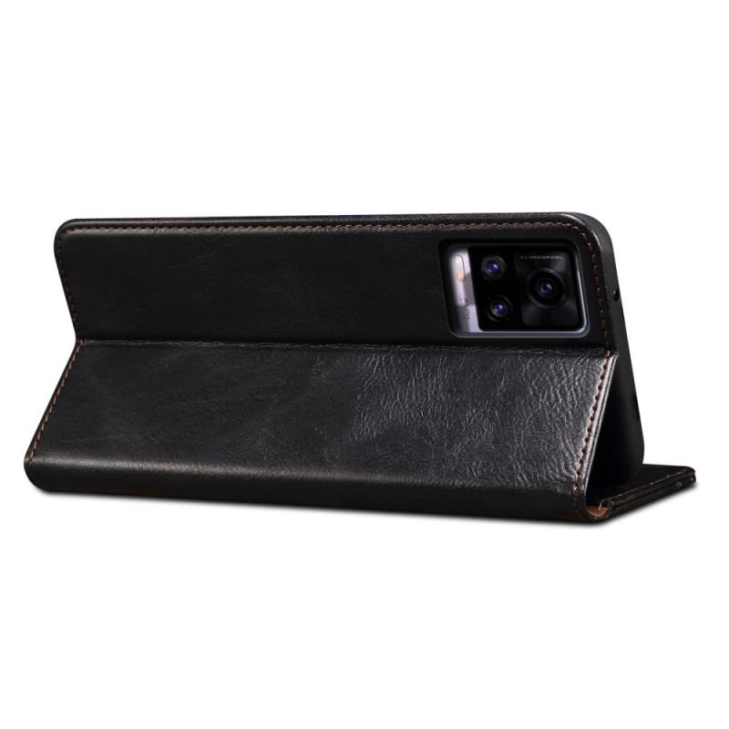 Cover Poco X4 Pro 5G Flip Cover Voksbehandlet Kunstlæder
