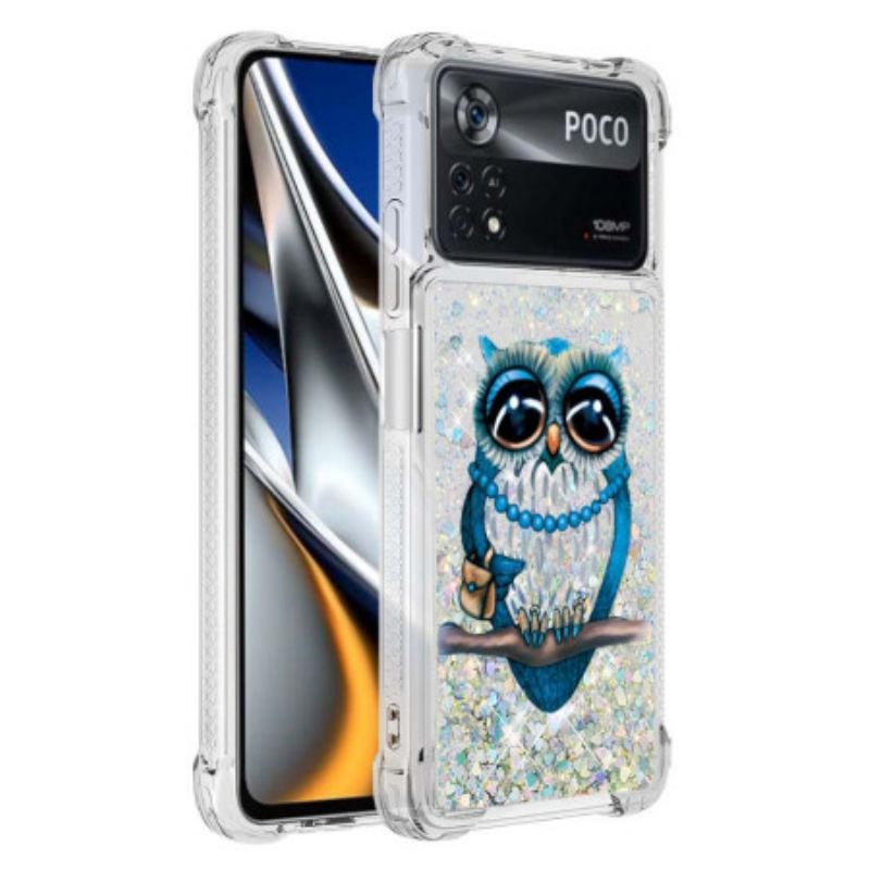 Cover Poco X4 Pro 5G Fru Ugle Glitter