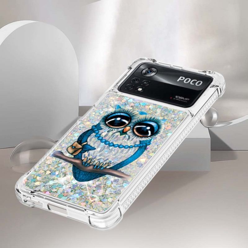 Cover Poco X4 Pro 5G Fru Ugle Glitter