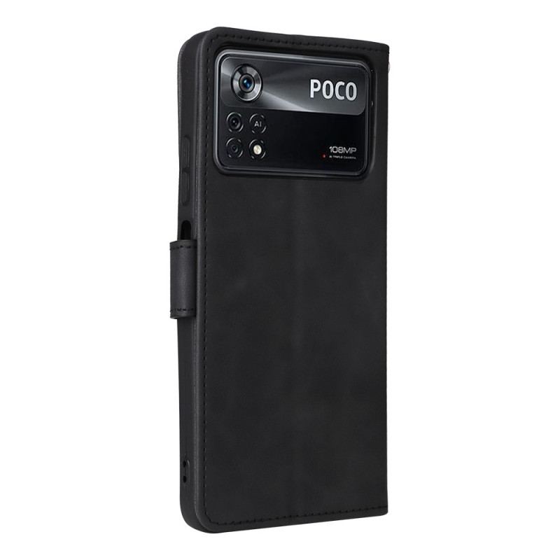 Flip Cover Poco X4 Pro 5G Almindelig Læderstil