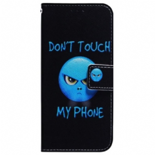 Flip Cover Poco X4 Pro 5G Emoji Rør Ikke Ved Min Telefon