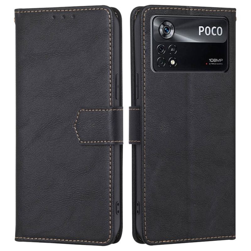 Flip Cover Poco X4 Pro 5G Klassisk Rfid