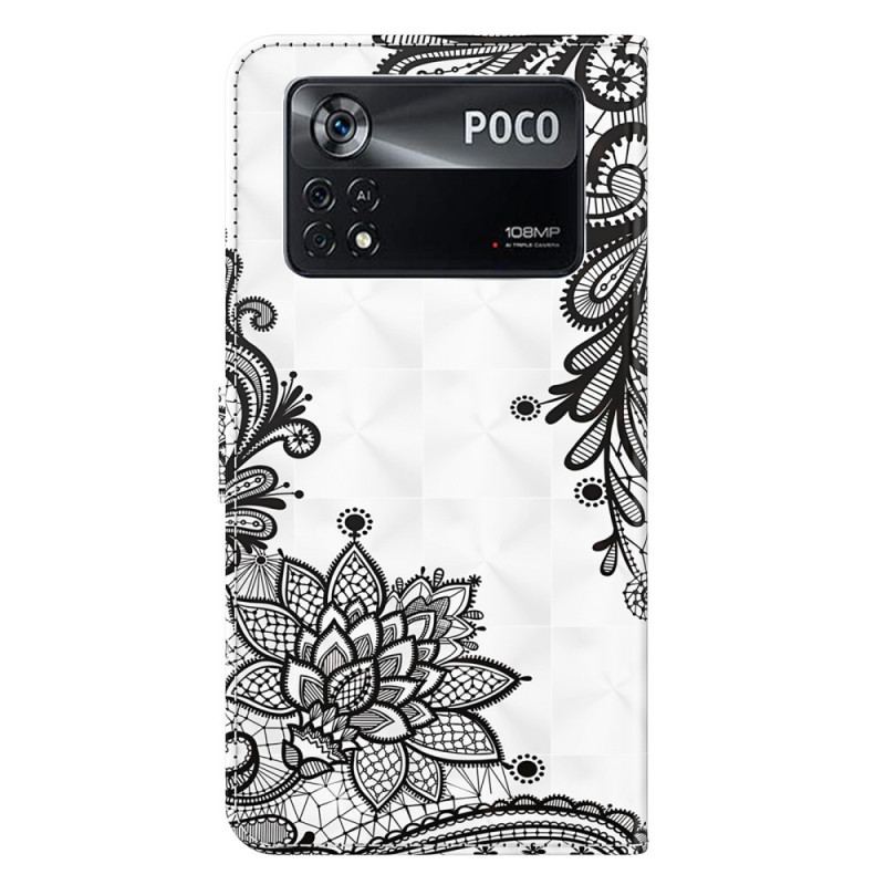 Flip Cover Poco X4 Pro 5G Med Snor Strappy Blonder