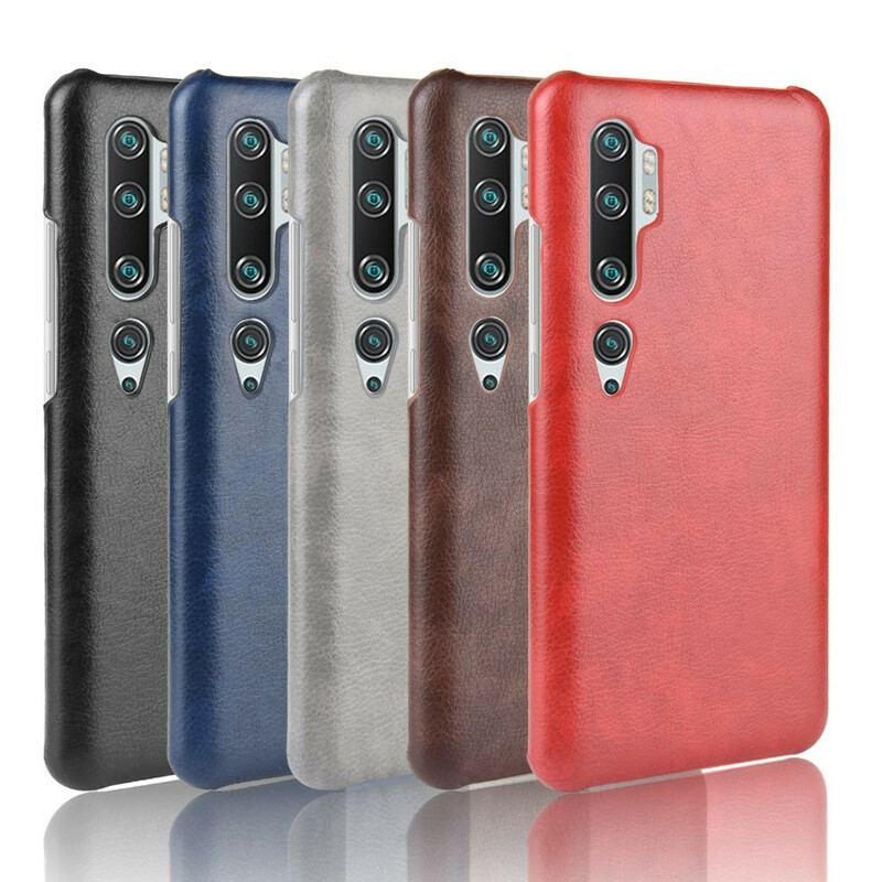 Cover Xiaomi Mi Note 10 / 10 Pro Litchi Performance Lædereffekt