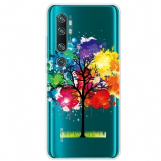 Cover Xiaomi Mi Note 10 / 10 Pro Sømløst Akvareltræ
