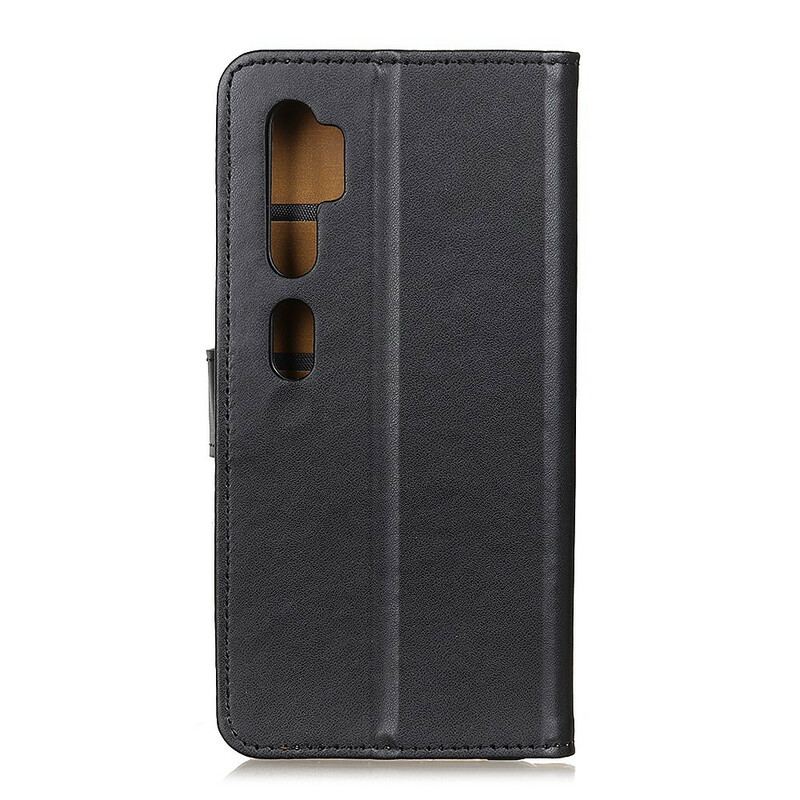 Flip Cover Xiaomi Mi Note 10 / 10 Pro Almindeligt Imiteret Læder