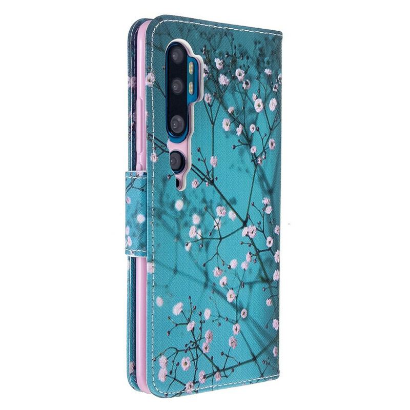 Flip Cover Xiaomi Mi Note 10 / 10 Pro Blomstrende Træ