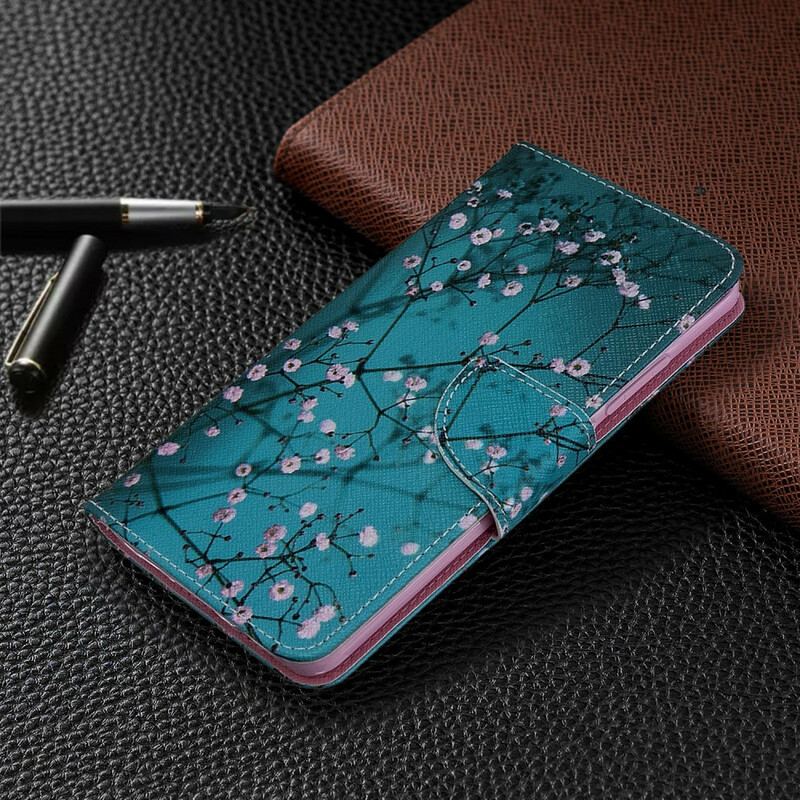 Flip Cover Xiaomi Mi Note 10 / 10 Pro Blomstrende Træ