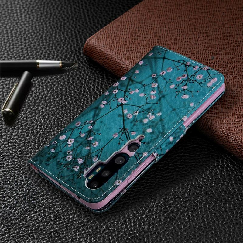 Flip Cover Xiaomi Mi Note 10 / 10 Pro Blomstrende Træ