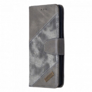 Flip Cover Xiaomi Mi Note 10 / 10 Pro Klassisk Krokodilleskindseffekt